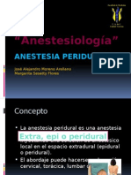 Anestesia Peridural