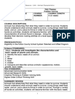 Baracos Unit Animal Classifications