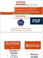 Ultrasonography and the Ultrasound-Based Management of Thyroid Nodules