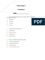 Principles of Flight Practice Exam 