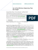 Minimum Diameter Spanning Tree