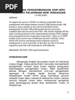 Download Rencana Pengembangan Sdm Kph by Yusran Yusuf SN273433195 doc pdf