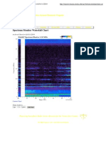 HAARP Spectrum Monitor Waterfall 01-11-2010