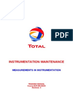 Measurements in Instrumentation