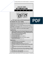 Temporizadores Analogos Multirango Multifuncion AT11EN AUTONICS Manual Ingles