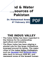 Land and Water Resources Pakistan 6th Feb