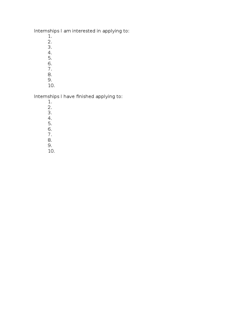 Internshipshandout | PDF | Technology & Engineering