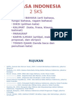 Presentasi Mata Kuliah Bahasa Indonesia UB