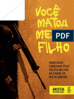 Voce Matou Meu Filho Anistia Internacional 2015