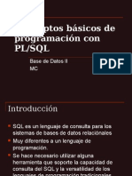 4 Conceptos bßsicos de programaci¾n con PLSQL