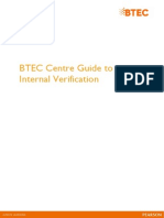 BTEC Centre Guide To Internal Verification 2014