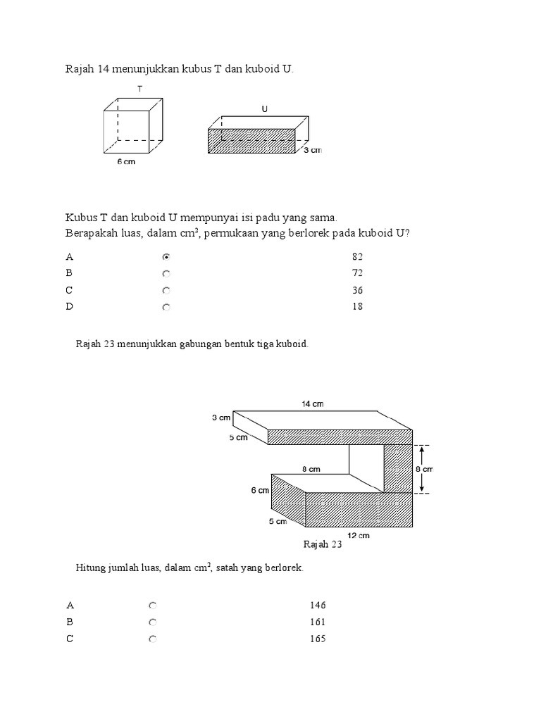 Soalan Kbat Matematik Tahun 6 Pdf