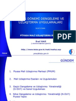 GeÇİŞ dÖnemİ Dengeleme Ve UzlaŞtirma Uygulamalari