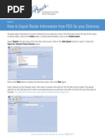 PDS Instructions