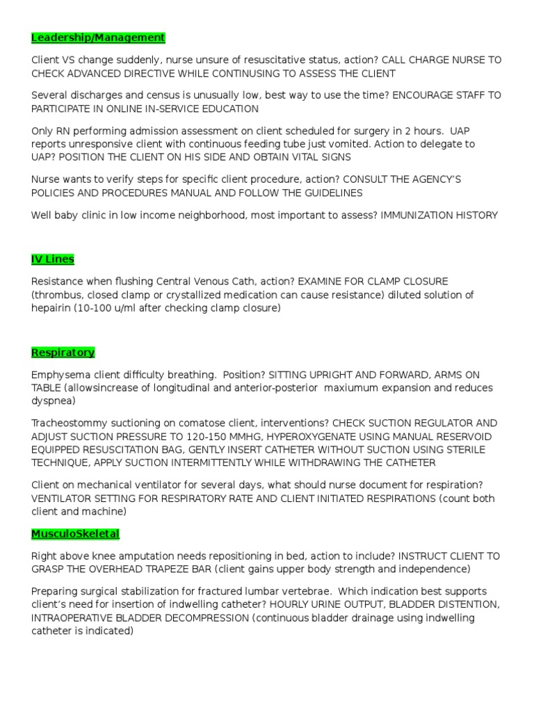 HESI Practice Questions | PDF | Diseases And Disorders | Health Sciences