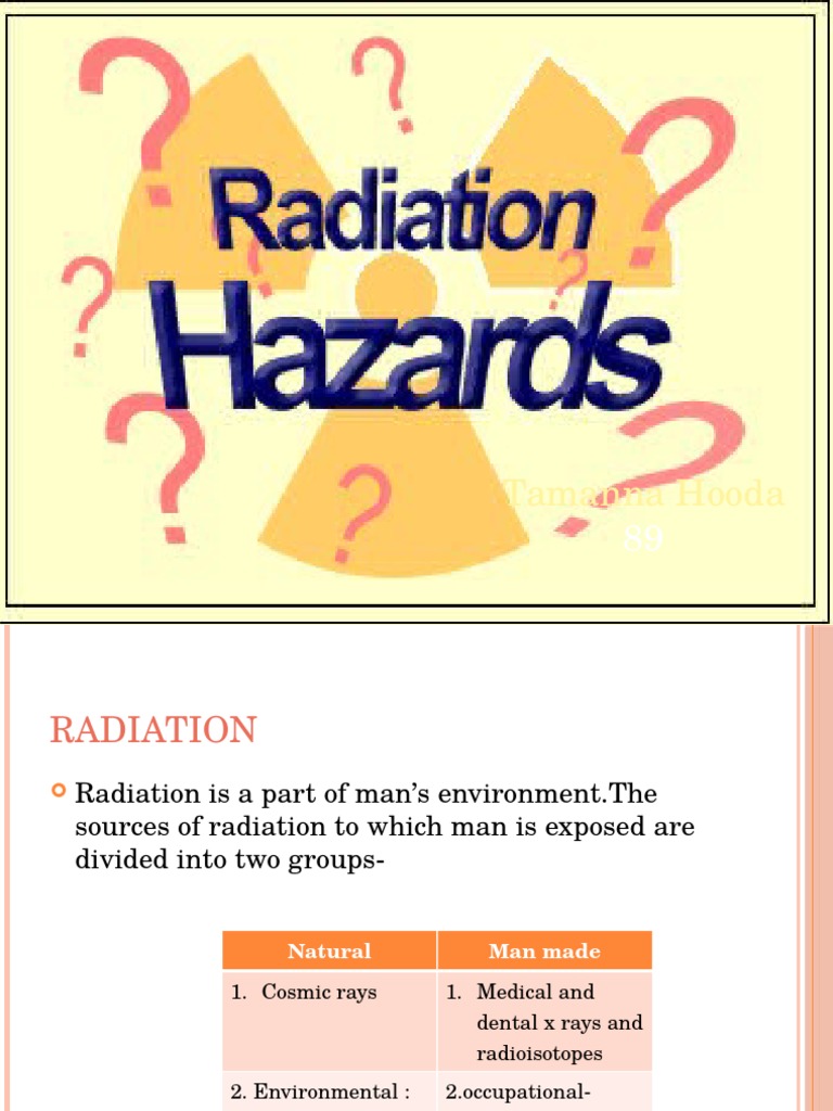 Radiation Hazards 2 | PDF | Radiation Therapy | Radioactive Decay