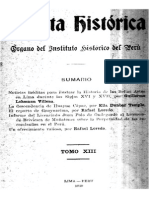 Informe Del Licenciado Polo de Ondegardo Al Licenciado Briviesca de Muñatorres Sobre La Perpetuidad de Las Encomiendas en El Perú (1561)