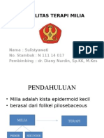 Modalitas Terapi Milia 