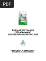 Buenas Practicas de Preparacion de Medicamentos Homeopaticos
