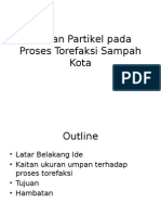 Ukuran Partikel Pada Proses Torefaksi Sampah Kota