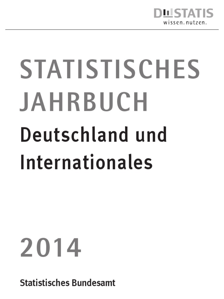 Statistisches Jahrbuch 2014