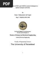 Thesis (Comparison of SDN and GMPLS Control Techniques in Optical Transport Network)