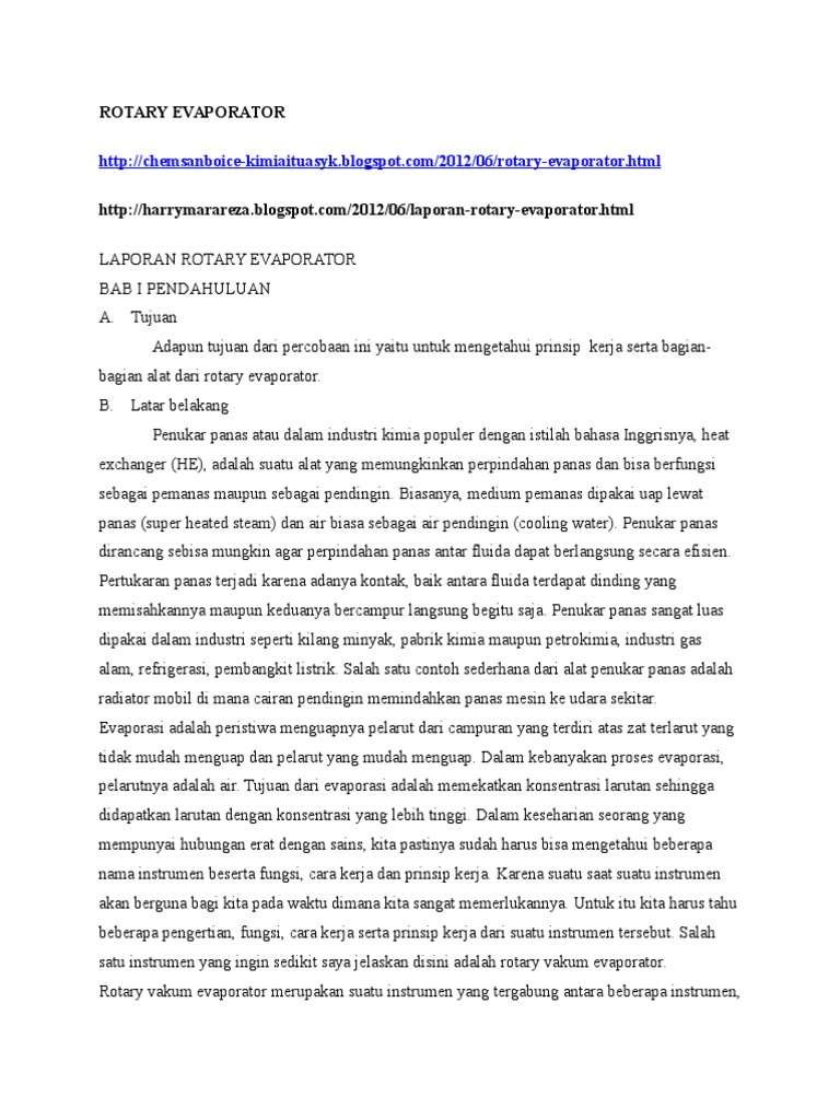 Rotary Evaporator PDF