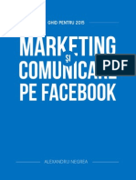 Marketing Si Comunicare Pe Facebook in 2015 PDF