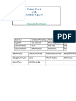 Training Excel Sheet