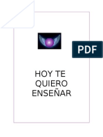 HOY TE QUIERO ENSEÑAR