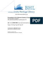 Proceedings of The California Academy of Sciences.: Generated 17 July 2015 9:51 AM