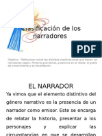 Clasificación de Los Narradores (1)