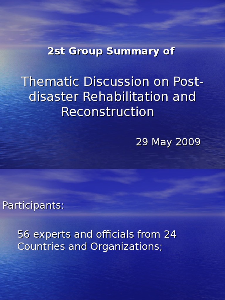 Disaster Management Overview | PDF | Emergency Management | Public Sphere