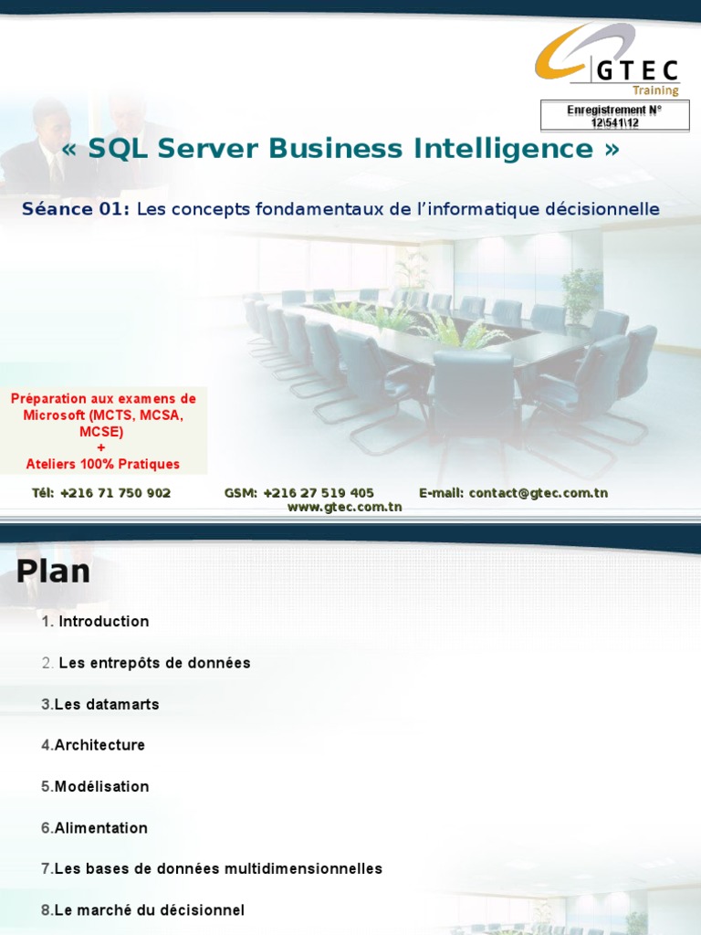 Formation SQL Server BI et Data Warehousing | PDF | Entrepôt de données ...