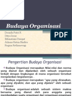 BUDAYA ORGANISASI