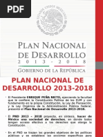 Plan Nacional de Desarrollo 2013-2018