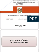 Diapositiva 3 Justificación de La Investigacion