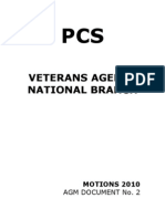 Veterans Agency National Branch
