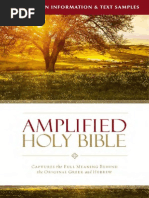 Download Amplified Bible Translation and Text Samples by Zondervan SN273522493 doc pdf