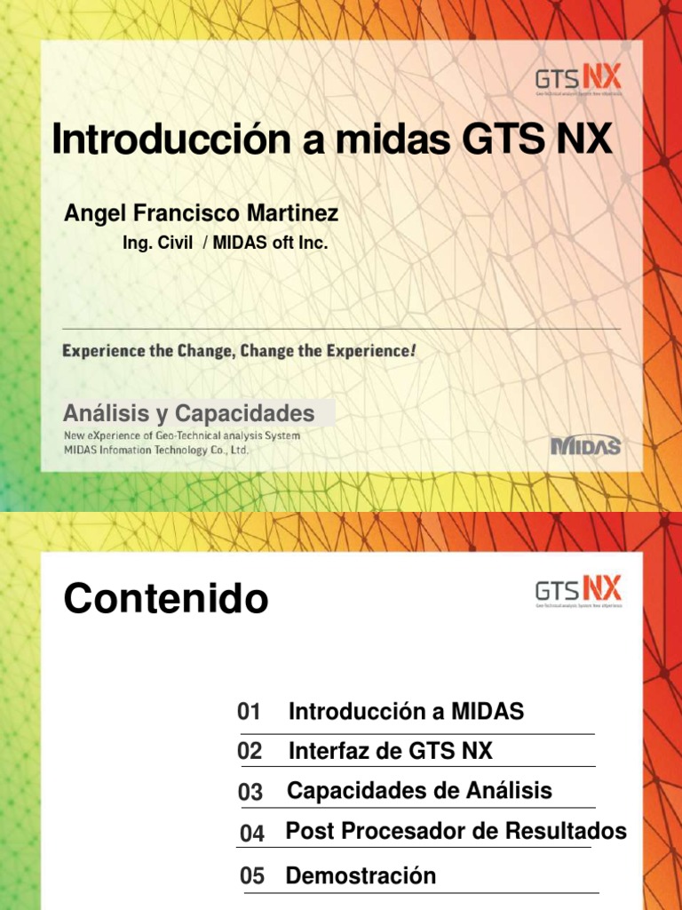 Capacidades de MIDAS GTS NX en Geotecnia | PDF | Agua | Suelo