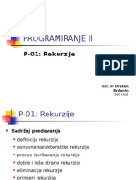 P2 - 01 - Rekurzije