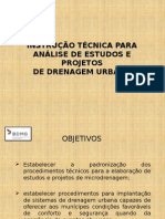 Análise de projetos de drenagem urbana