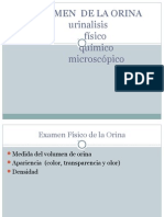 Examen Fisico de La Orina