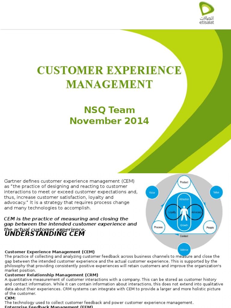 Customer Experience Management Strategies | PDF | Customer Experience ...