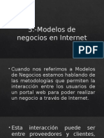 Modelos de Negocios en Internet