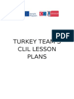 Turkey Team's Clil Lesson Plans