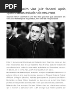 De borracheiro a Juiz Federal