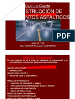 Construcción de pavimentos asfálticos y mezclas bituminosas