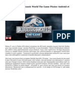 Télécharger Jurassic World The Game Pirater Android Et iOS