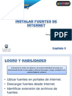 Capítulo 04 - Instalar Fuentes de Internet